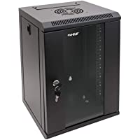 HMF 63309-02 Armario para Servidor 10 Pulgadas 10&quot-- 9U- Armario de Red- 10&quot-- 31-2 x 30 x 48-3 cm- Completamente Montado…